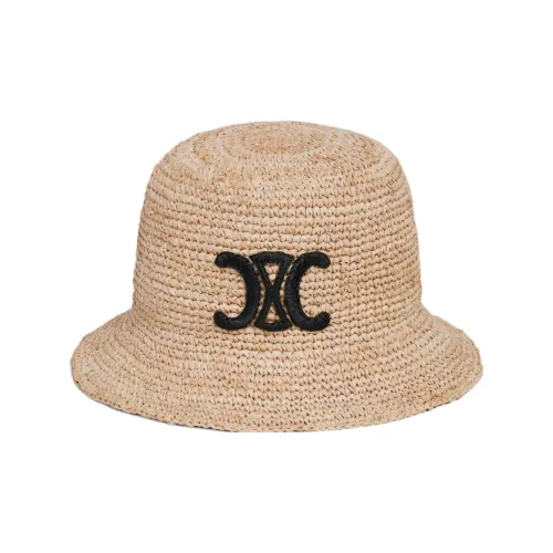 CELINE Шляпы ведра из соломенной плетени Женские