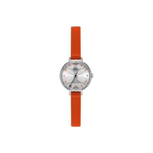ORLA KIELY Women's Watch Кварцевый механизм ремень из натуральной кожи 26 мм серебристый циферблат модель OK2013