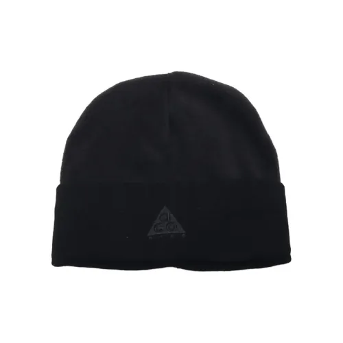 NIKE Полиэстер Шапка-бини Черная Унисекс