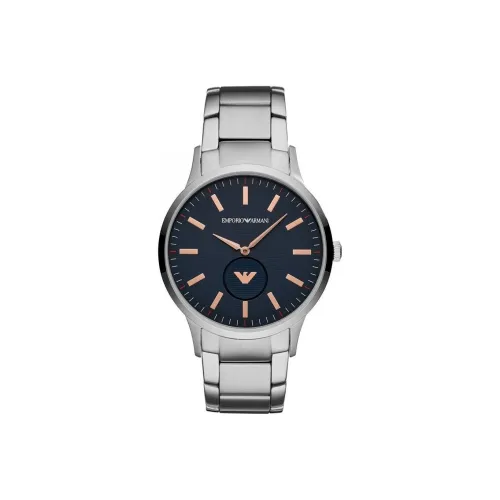 EMPORIO ARMANI Кварцевый механизм Мужские часы 43mm*53mm*9mm Синий