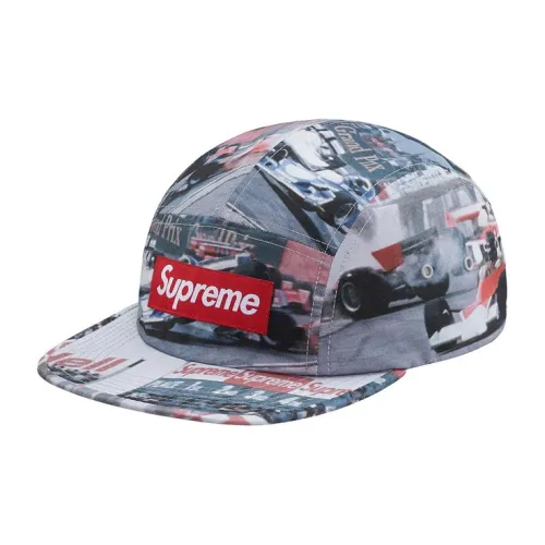 Supreme Хлопковые кепки унисекс серые