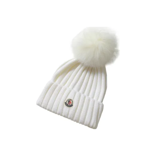 Moncler Шерстяные Шапки Белый Унисекс