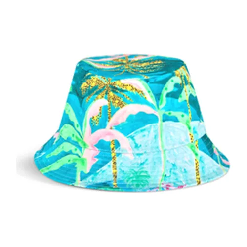 CELINE Пляжные шляпы-береты из хлопка, унисекс