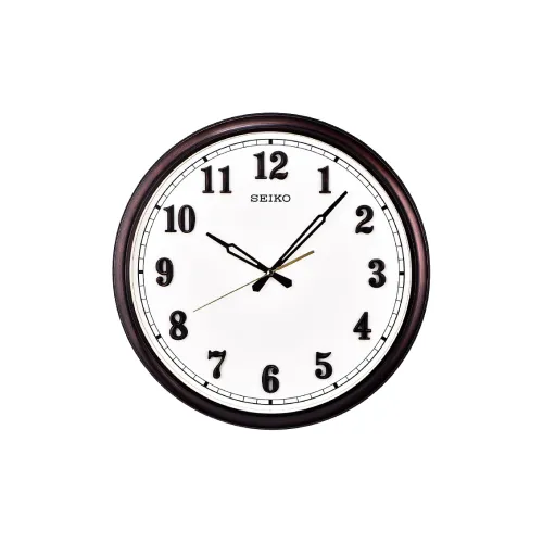 SEIKO Кварцевый механизм, унисекс, настенные часы, белый