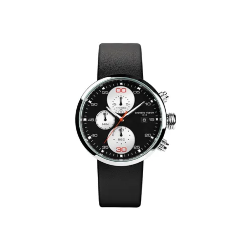 GIORGIOFEDON1919 Dreammaker Series Наручные часы Кварцевый механизм 44 мм Черный циферблат Мужские часы GFAY007