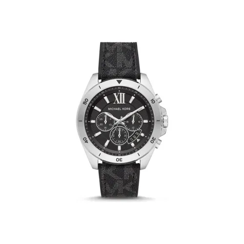 MICHAEL KORS Кварцевый механизм Мужские часы BRECKEN 45 мм Черные