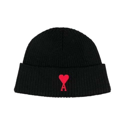 AMIPARIS Смесовая шерсть Шапка-бини Черная Унисекс
