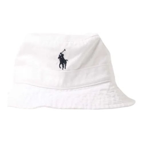 Polo Ralph Lauren Cotton Bucket Hats Белый Унисекс