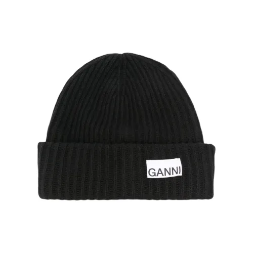 GANNI Шапки-бини Черный Унисекс