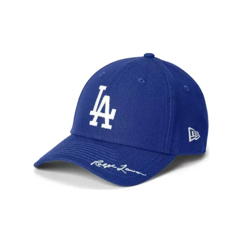 Полиэстеровые кепки Polo Ralph Lauren унисекс синие