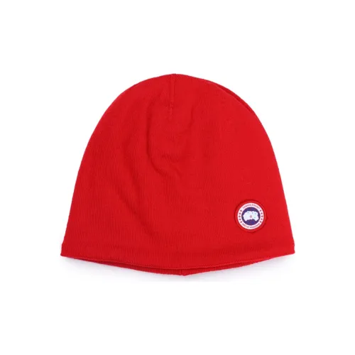 Canada Goose Смесовая шерсть Шапки-бини Красный Мужской