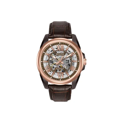 BULOVA Механический механизм Мужские часы Classic Gentleman Collection 43mm*12mm Многоцветные