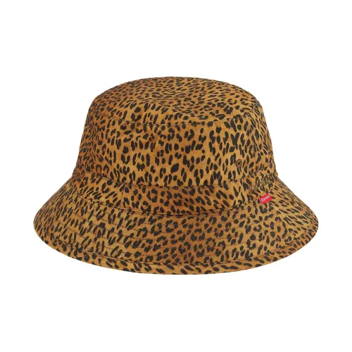 Supreme x BARBOUR Cotton Bucket Hats Унисекс Черный Оранжевый Красный Леопардовый принт