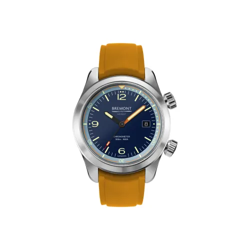 BREMONT Автоматический Механический Часы Мужские из Коллекции Royal Escort Синий