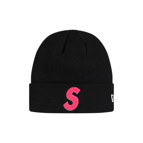 Supreme x New Era Beanies Унисекс Черный