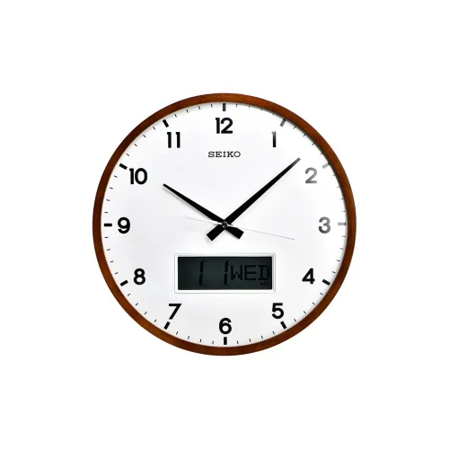 SEIKO Кварцевый механизм, унисекс, настенные часы, белый