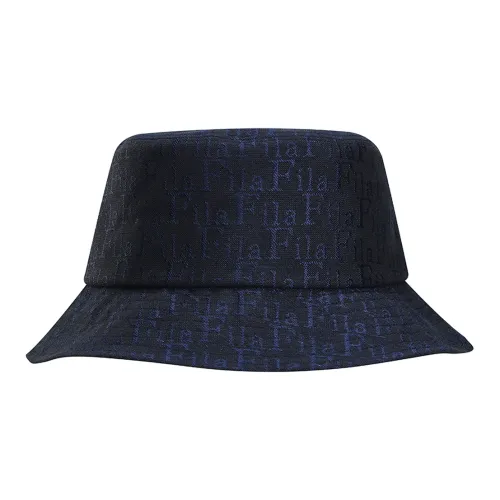 FILA Cotton Bucket Hats Глубокий черный Унисекс