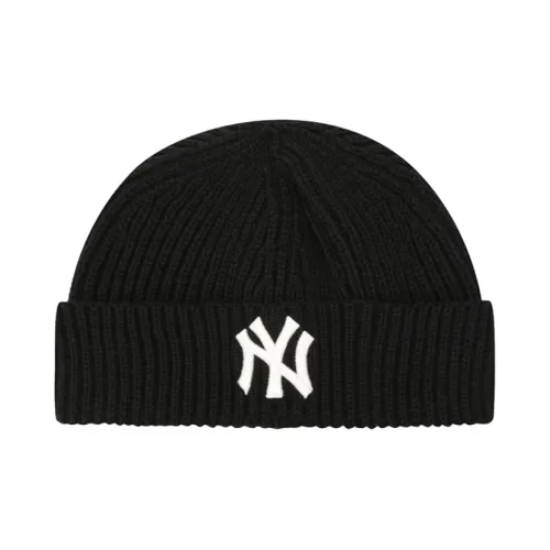 MLB Акриловые шапки-бини унисекс черного цвета