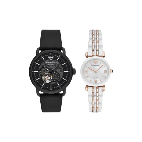 EMPORIO ARMANI Автоматический Механический Движение Унисекс Часы 43 мм Черные