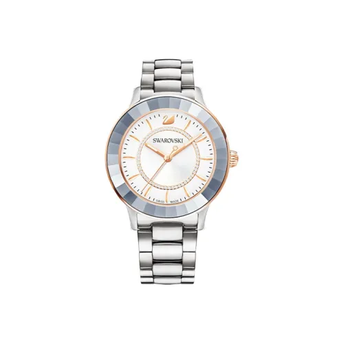 Swarovski Octea Lu Коллекция Наручные часы Кварцевый механизм Металлический ремешок Белый циферблат Унисекс