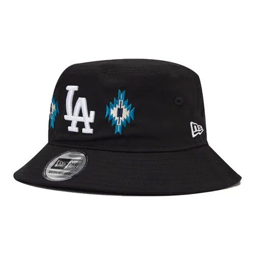 New Era Cotton Bucket Hats Черный Унисекс