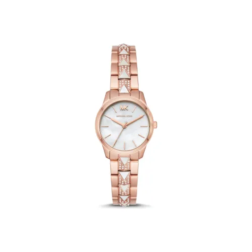 MICHAEL KORS Кварцевый механизм Женские Часы RUNWAY 28 мм Мать Жемчуга Цвет