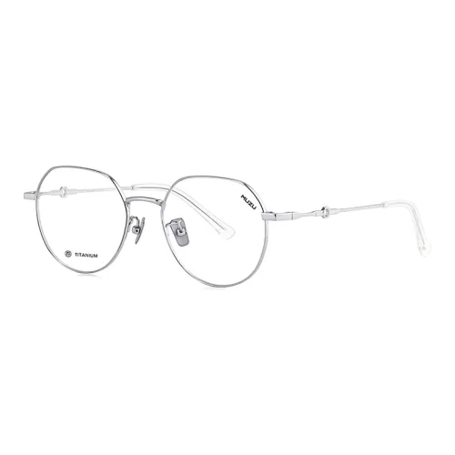MUZU Чистый титан Нерегулярная форма Оправы для очков Унисекс