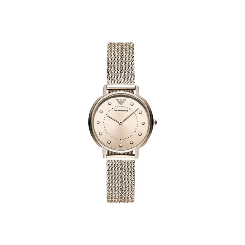 EMPORIO ARMANI Women's Watch Кварцевый механизм ремешок из нержавеющей стали золотой циферблат
