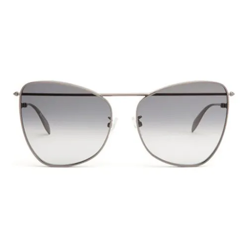 Alexander McQueen Солнцезащитные очки Серые Женские