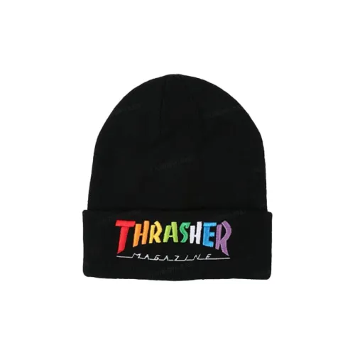 Thrasher Акриловая Шапка-Бини Черного Цвета Унисекс