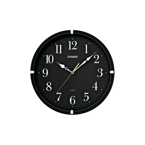 CASIO Кварцевый механизм Смола Стена Часы Унисекс Черный IQ 88 1PF