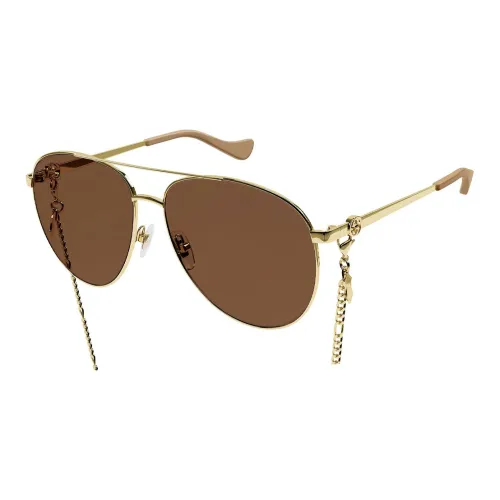 GUCCI Солнцезащитные очки Золотые Женские