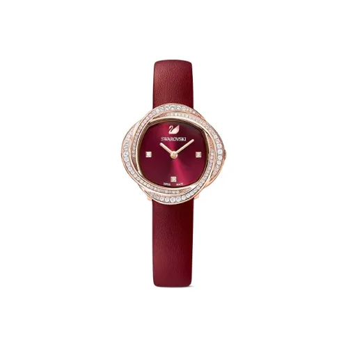 Swarovski SwarovskiCrystal Цветок Коллекция Наручные часы Кварцевый механизм Ремешок из натуральной кожи