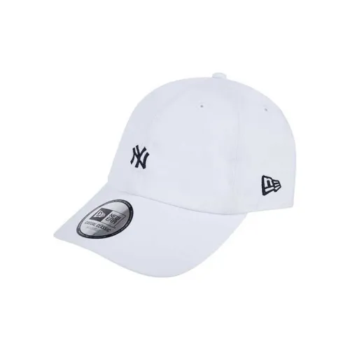 New Era Хлопковые кепки унисекс белые