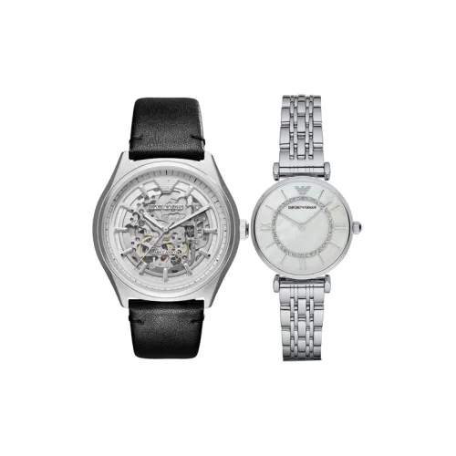 EMPORIO ARMANI Механические часы Movement унисекс, 42 мм, серебряные