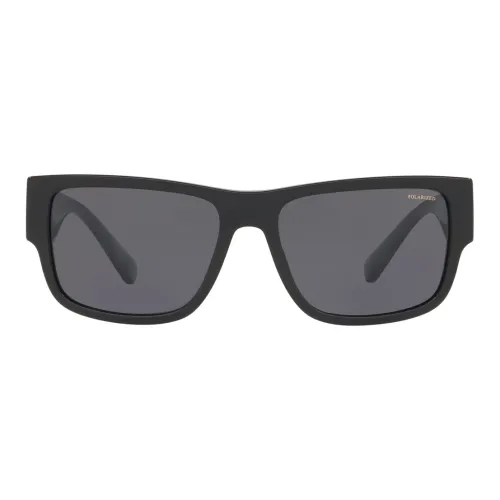 VERSACE Солнцезащитные очки, черные, унисекс