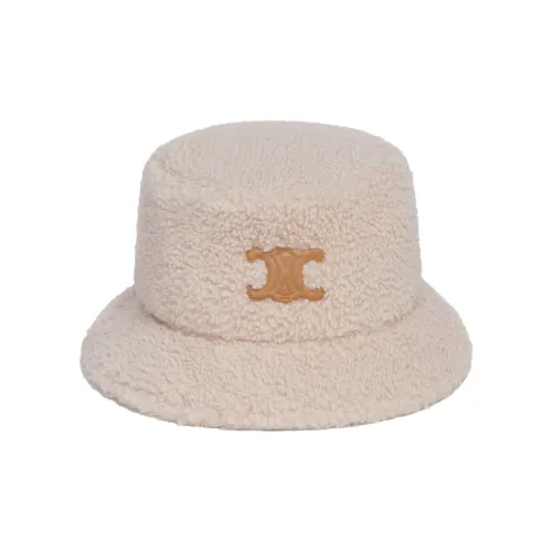 CELINE Кашемир Шляпы ведра Натуральный Унисекс