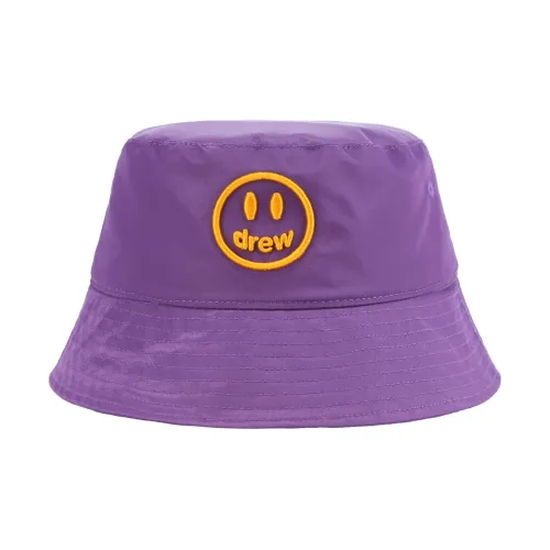 Drew House Cotton Bucket Hats Унисекс Фиолетовый