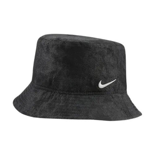 NIKE Полиэстер Шляпа ведра Черная Унисекс