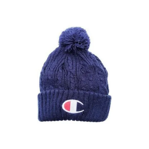 Чемпион Акриловая Шапка-Бини Темно-синяя Унисекс