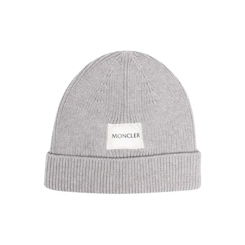 Moncler Хлопок Шапка-бини Серого цвета для детей