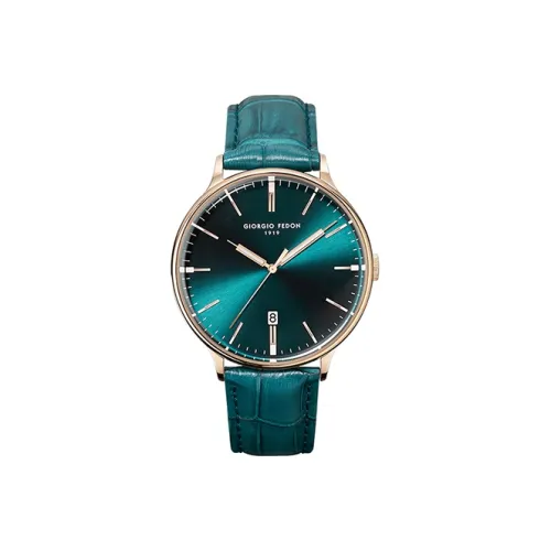 GIORGIOFEDON1919 Кварцевый механизм Мужские часы Internship Collection Зеленые
