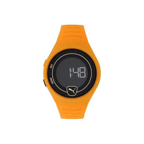 PUMA Кварцевые часы резиновый ремешок 43 мм черный циферблат унисекс модель P5045