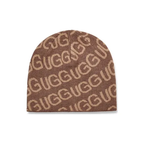 UGG Смесовая шерсть Шапка-бини Каштановый Унисекс