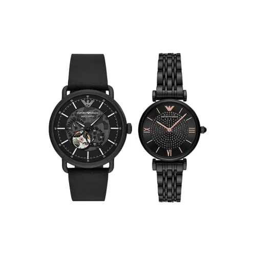 EMPORIO ARMANI Механические часы Movement унисекс, 43 мм, черный