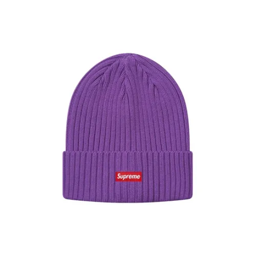 Supreme Хлопок Шапки-бини Унисекс Фиолетовый