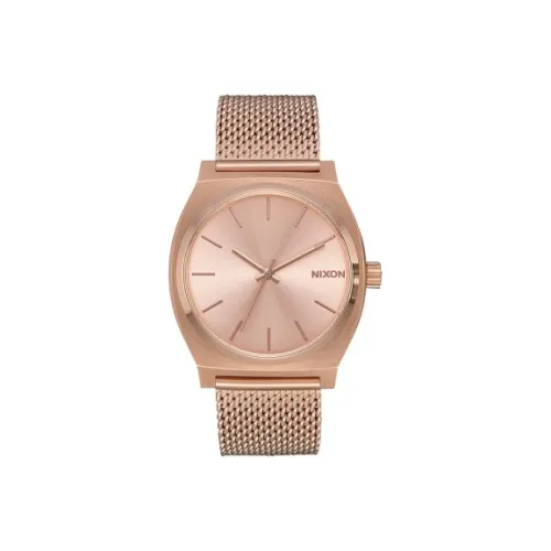 NIXON Time Teller Milanese Кварцевые часы механизм ремешок из нержавеющей стали 37 мм золотой циферблат унисекс