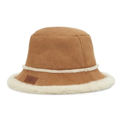 UGG Шерсть Шляпа ведра Каштановый Женская