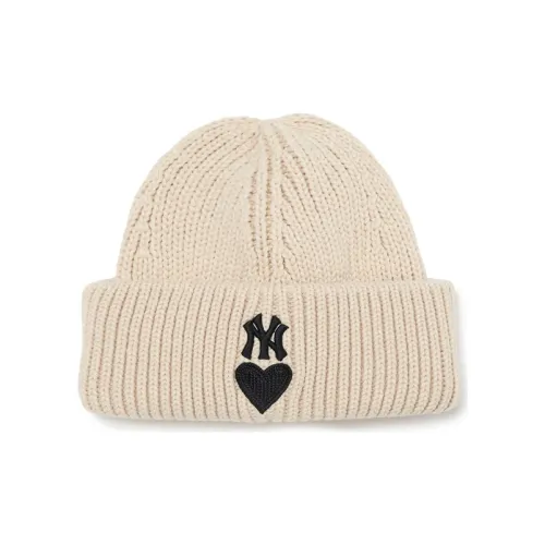 Млб Базовый Логотип Плюшевая Пряжа Шапка-Бини Унисекс Белый