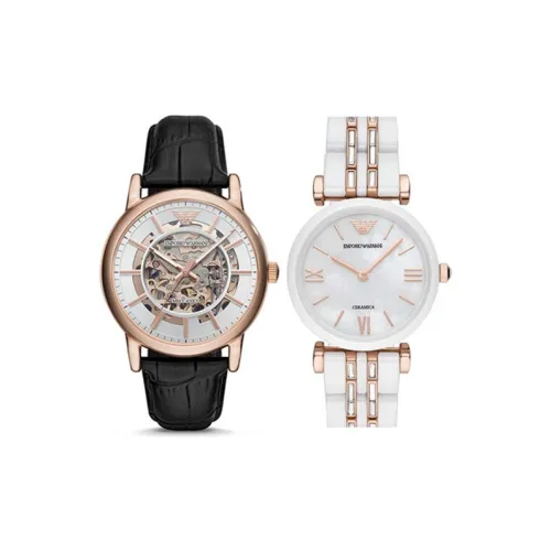 EMPORIO ARMANI Автоматический Механический Движение Унисекс Часы 43mm*22mm*13mm Белый